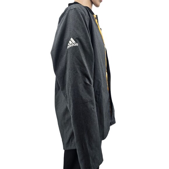 Adidas Golden State Warriors NBA Gray Jacket Mens Large - Picture 2 of 11